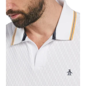 Original Penguin Jacquard Johnny Collar Polo