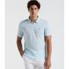 Original Penguin Jacquard Tipped 1/4 Zip Polo