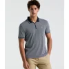 Original Penguin Jacquard Tipped 1/4 Zip Polo