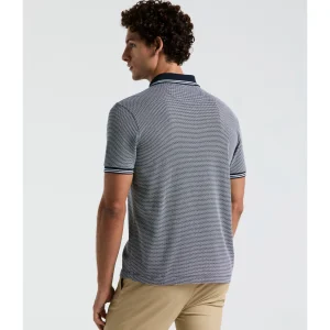 Original Penguin Jacquard Tipped 1/4 Zip Polo