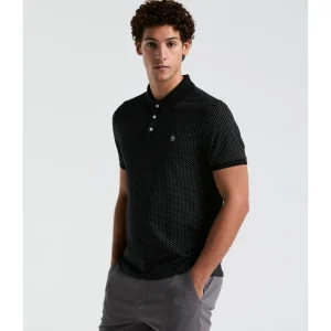 Original Penguin Jersey All-Over Diamond Ditsy Print Polo