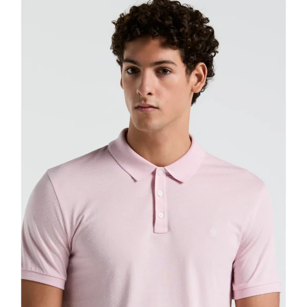 Original Penguin Jersey All-Over Diamond Ditsy Print Polo