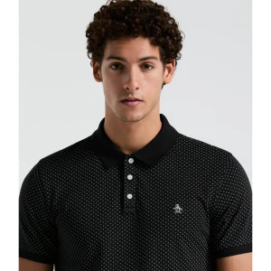 Original Penguin Jersey All-Over Diamond Ditsy Print Polo