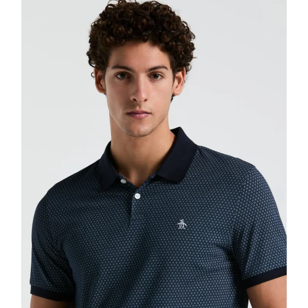 Original Penguin Jersey All-Over Ditsy Print Polo