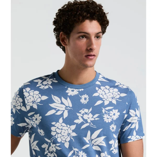 Original Penguin Jersey All-Over Floral Tee