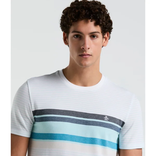 Original Penguin Jersey All-Over Stripe Tee