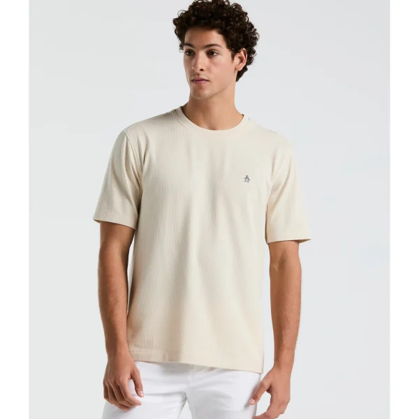 Original Penguin Knit Seersucker Tee