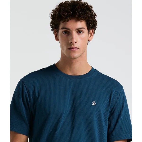 Original Penguin Knit Seersucker Tee