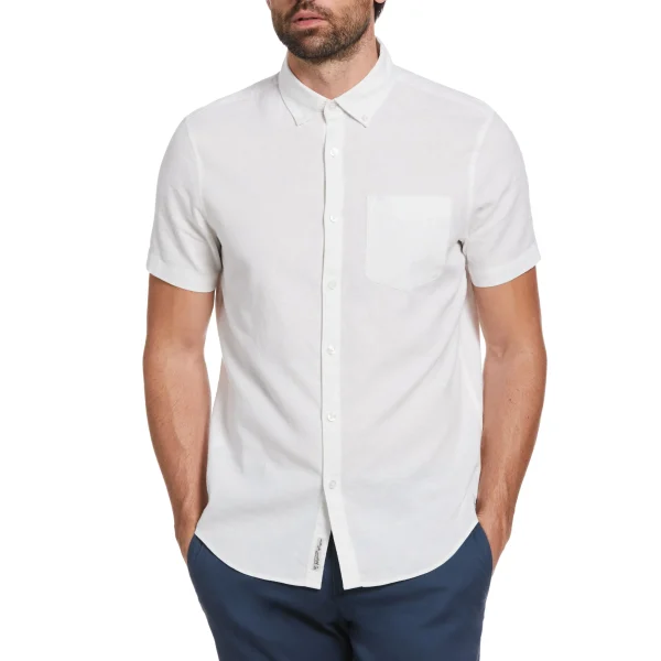 Original Penguin Linen Blend Shirt