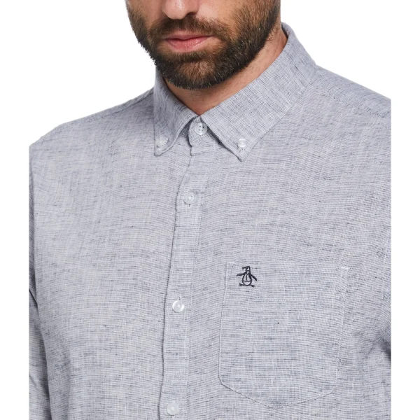 Original Penguin Linen Blend Shirt