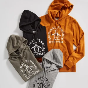 Original Penguin Logo Fleece Hoodie