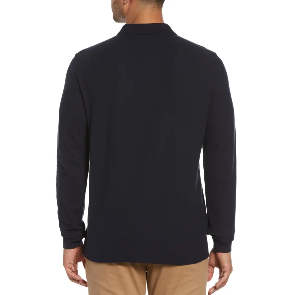 Original Penguin Long Sleeve Pique Polo