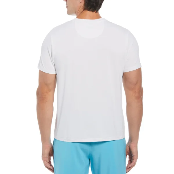 Original Penguin Marble Print Performance Tennis Tee