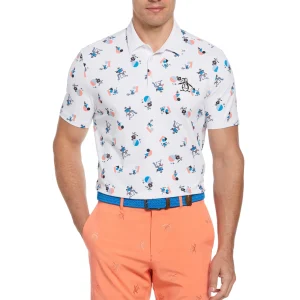 Original Penguin Memphis Pete Print Golf Polo