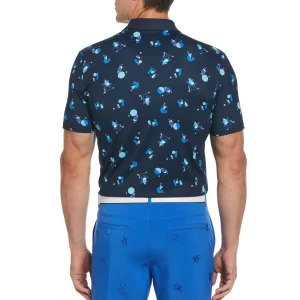 Original Penguin Memphis Pete Print Golf Polo