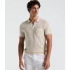 Original Penguin Mesh Tipped Johnny Collar Sweater Polo