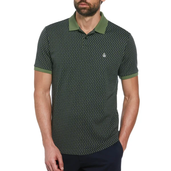 Original Penguin Mini Geo Print Polo