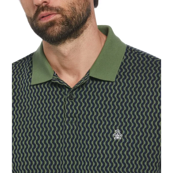 Original Penguin Mini Geo Print Polo