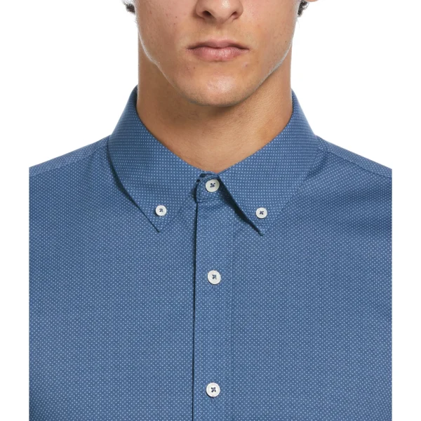 Original Penguin Mélange Dot Print Dress Shirt