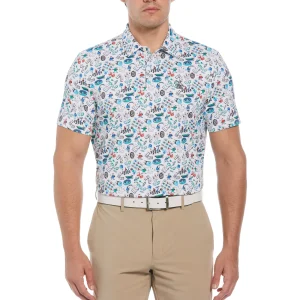 Original Penguin Novelty Games Print Golf Polo