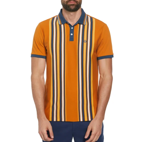 Original Penguin Organic Cotton Bowling Stripe Polo