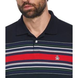 Original Penguin Organic Cotton Chest Stripe Polo