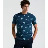 Original Penguin Organic Cotton Floral Print Tee