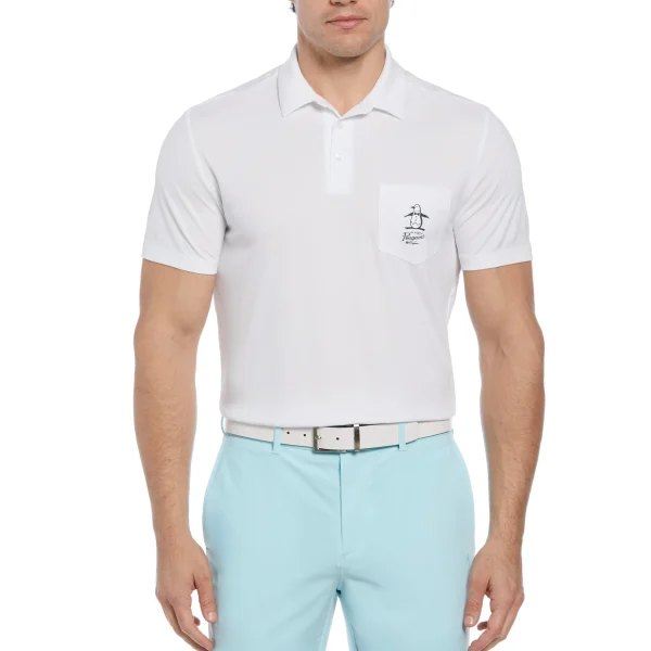 Original Penguin Oxford Graphic Print Golf Polo