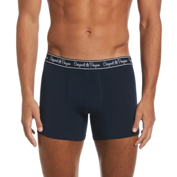 Original Penguin 3 Pack Solid Contour Boxer Brief