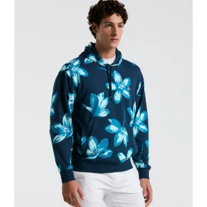 Original Penguin Painted Floral Print French Terry Hoodie