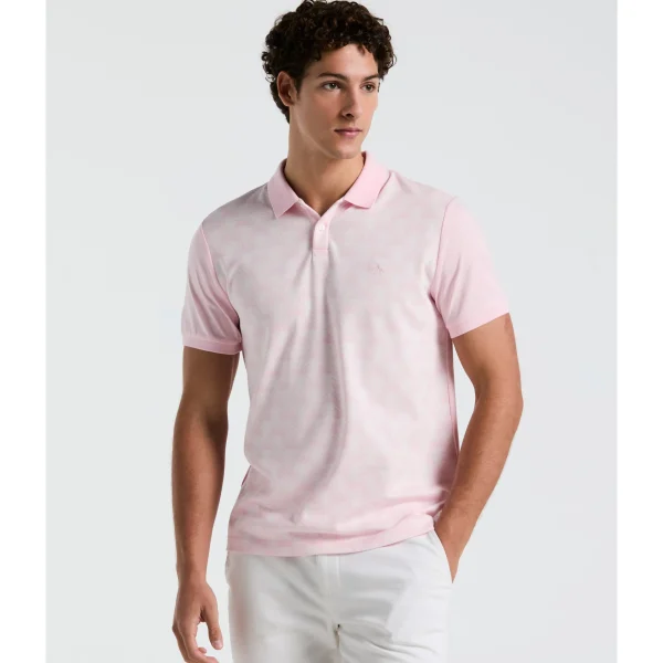 Original Penguin Palm Jacquard Front Polo