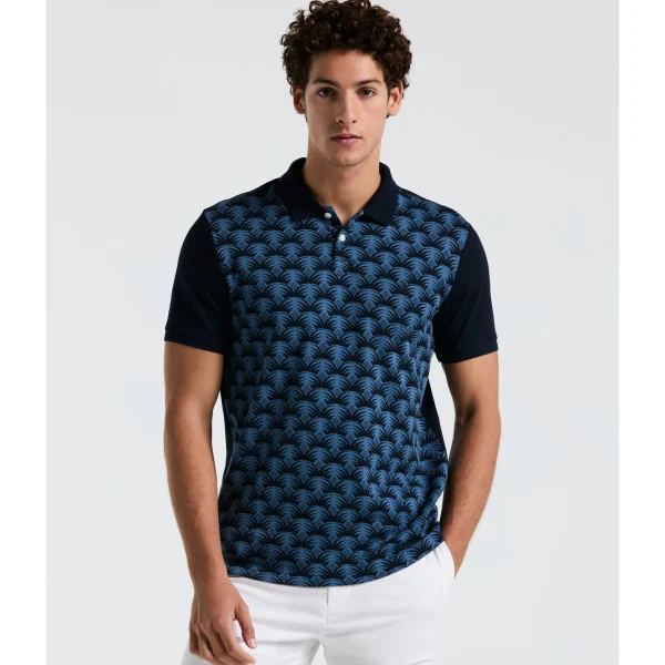 Original Penguin Palm Jacquard Front Polo