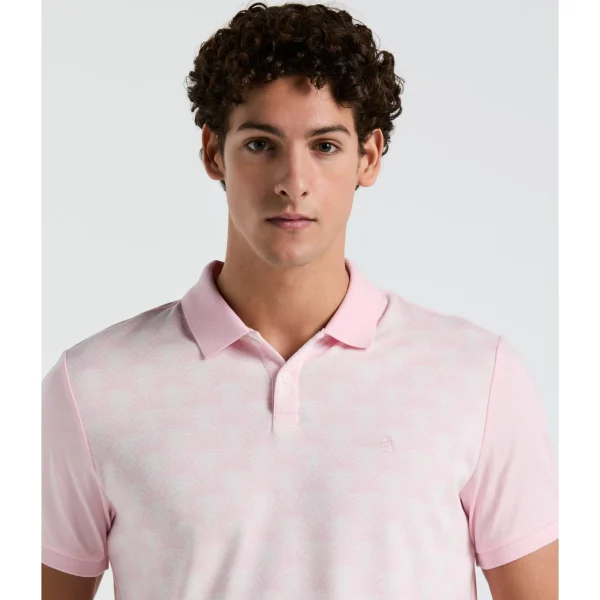 Original Penguin Palm Jacquard Front Polo