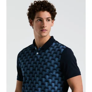 Original Penguin Palm Jacquard Front Polo