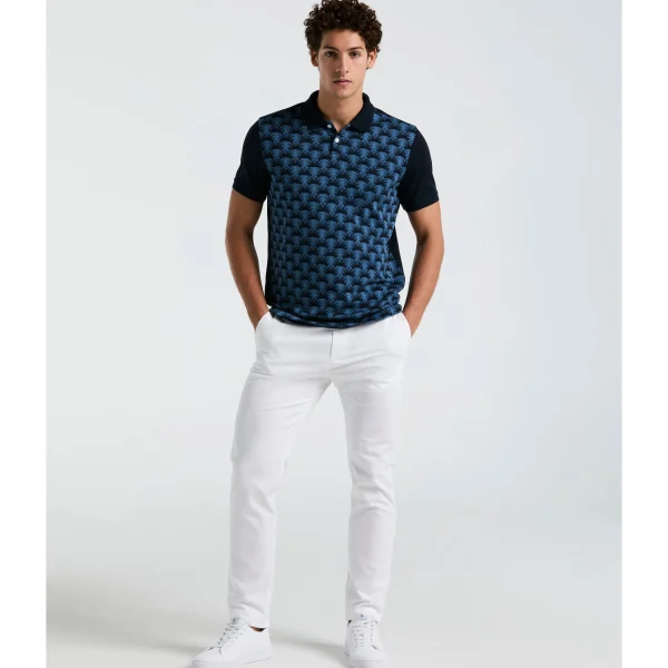 Original Penguin Palm Jacquard Front Polo