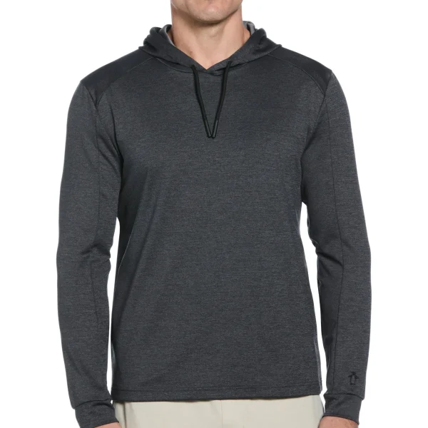 Original Penguin Penguin Sport Long Sleeve Midweight Pieced Crew Neck Pull Over