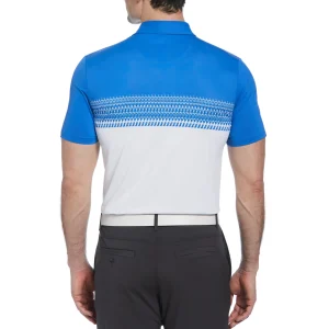 Original Penguin Penguin Stripe Block Print Golf Polo