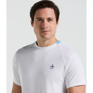 Original Penguin Performance Ventilated Blocked Tennis Crew Tee