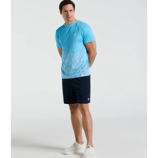 Original Penguin Performance Ventilated Blocked Tennis Crew Tee