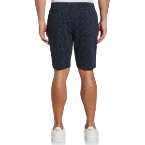 Original Penguin Pete Print Drawstring Shorts