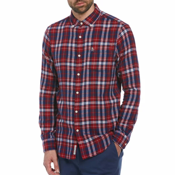 Original Penguin Plaid Flannel Shirt