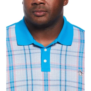 Original Penguin Plaid Front Polo