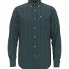 Original Penguin Poplin Lines Printed Shirt