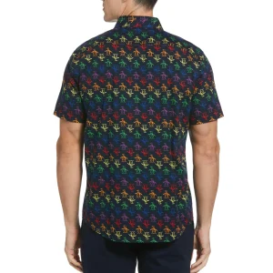 Original Penguin Pride Rainbow Pete Print Shirt