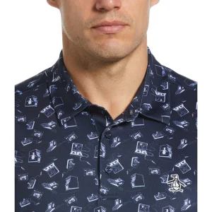 Original Penguin Retro Arcade Print Polo