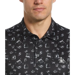 Original Penguin Retro Arcade Print Polo