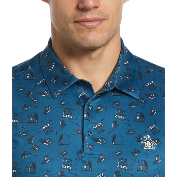 Original Penguin Retro Arcade Print Polo