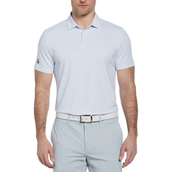 Original Penguin Retro Geo Print Golf Polo