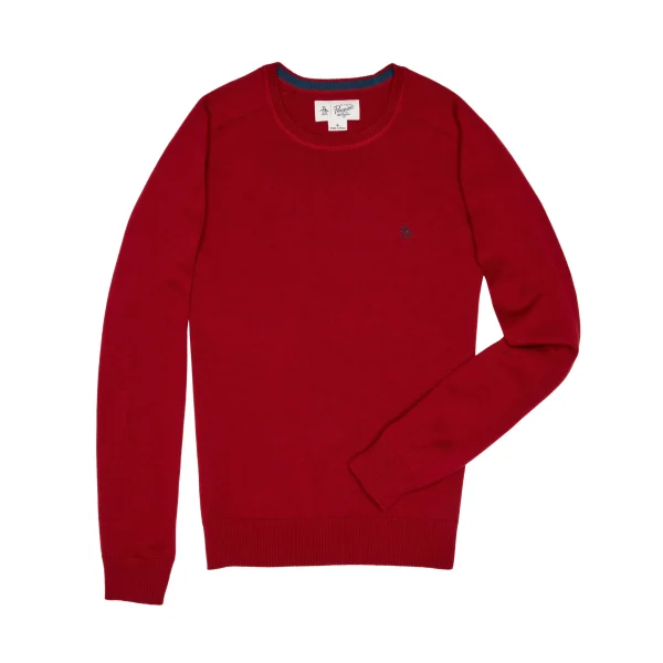 Original Penguin Ribbed Cuff Crew Neck Sweater