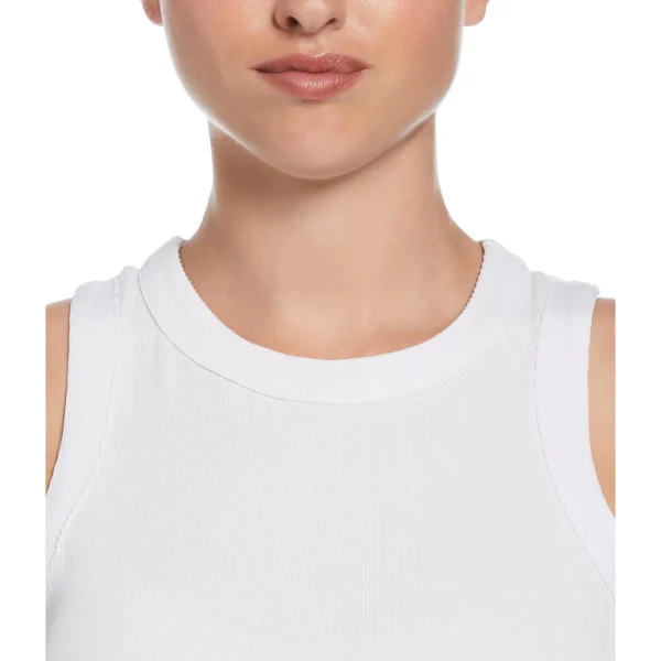 Women Original Penguin Ribbed Tennis Tank Top